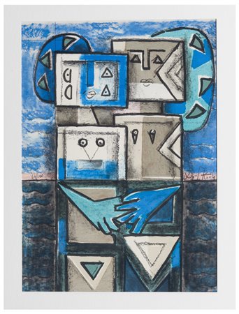 Ibrahim Kodra (1918 - 2006)
Composizione astratta