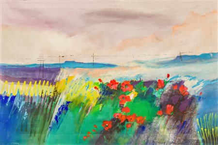 Anna Laurenzi (XX secolo)
Paesaggio con fiori