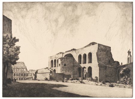 Lino Bianchi Barriviera (1906 - 1985)
La Basilica di Massenzio, 1934