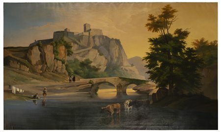 Antonio Marinoni (1796 - 1871), seguace di
Napoleone incontra un reduce all’Elba