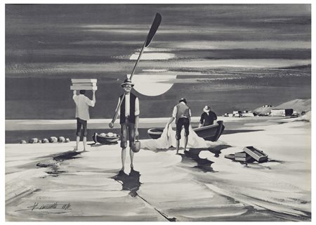 Vittorio Simonetti (1938 - 2005)
Pescatori 