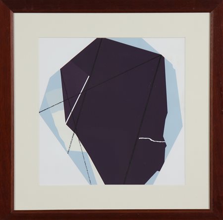 ANONIMO Senza titolo. Litografia. Cm 30,00 x 30,00. 72/100. Tiratura e firma...