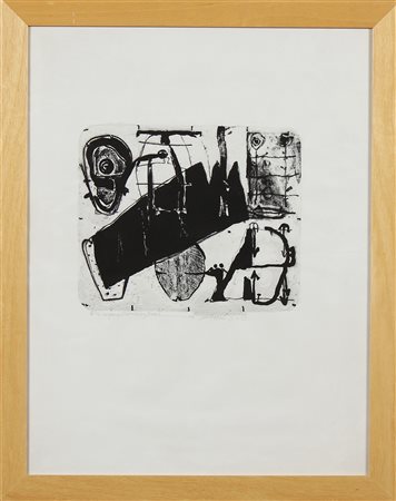 ATTALI JEAN (n. 1937) A le joyeux Combass Noel. 1993. Incisione. Cm 66,00 x...