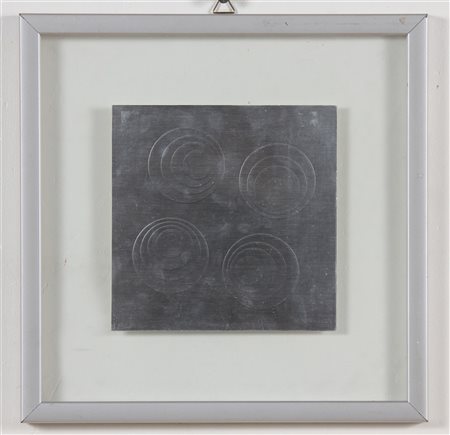 SOBRINO FRANCISCO (n. 1932) Senza titolo. Calcografia. Cm 15,00 x 15,00....