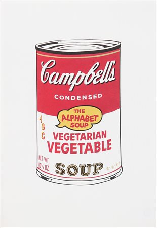 CAMPBELLS SOUP COMPANY Soup. Serigrafia. Cm 32,00 x 49,00. Al retro timbro...