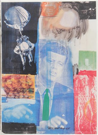 RAUSCHENBERG ROBERT (1925 - 2008) Kennedy. 1965. Serigrafia. Cm 50,00 x...