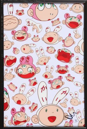 MURAKAMI TAKASHI (n. 1962) Kaikai Kiki Co. Serigrafia su plastica. Cm 20,00 x...