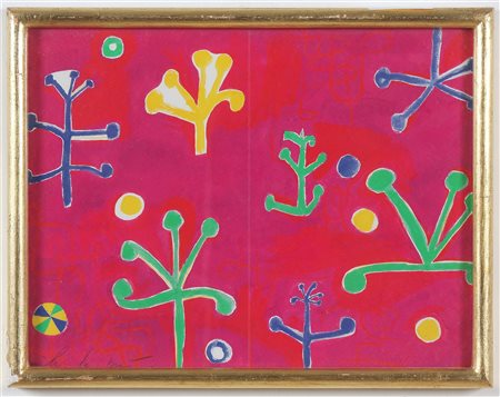 DE MARIA NICOLA (n. 1954) Senza titolo. Litografia. Cm 29,00 x 38,00. Firma a...