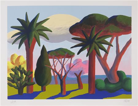 SALVO (n. 1947) Primavera. 2000. Serigrafia. Cm 90,00 x 70,00. 27/100....