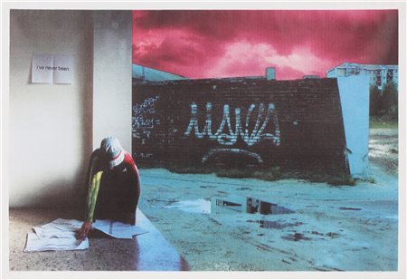 BOTTO & BRUNO I'v never been. Serigrafia su tela. Cm 85,50 x 60,00. 41/50....