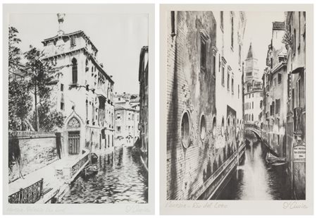 Giuseppe Mario D’Amico (XX secolo)
Rio del Lobo; Palazzo Van Axel, Venezia