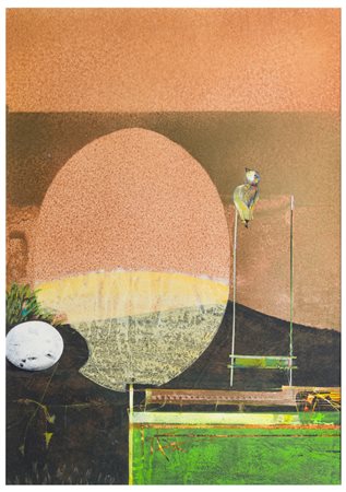 Luigi Rincicotti (1941 - 2024)
Uccello con bastone, 1984
