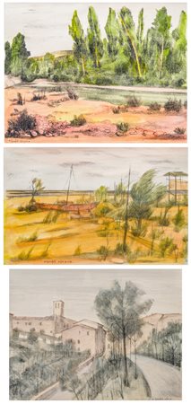 Francesco Garofoli (1928 - 2014)
Tre paesaggi