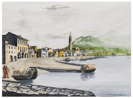 Autore non riconosciuto (XX secolo)
Veduta di Pallanza sul Lago Maggiore