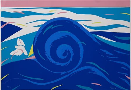 Giuseppe Deodato, La pace, Litografia su carta, 70x50 cm, Ed. 124/130