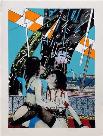 Gianni Bertini, Senza Titolo, Litografia su carta, 79x107 cm, Ed. 49/75