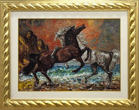 Giovan Francesco Gonzaga, Senza Titolo, anni Novanta, Serigrafia su tela,...