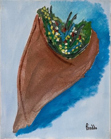 Gastone Breddo, Senza Titolo, Olio su tela, 50x40 cm