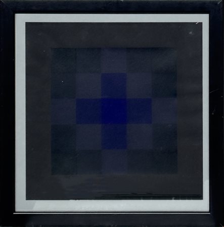 Jorrit Tornquist, Composition, 1971, Serigrafia materica su cartoncino, 28x28 cm