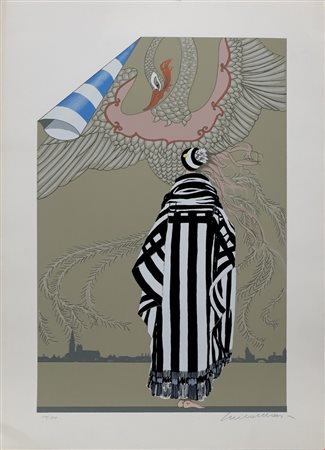 Carlo Masi, Senza Titolo, Serigrafia su telai di seta, 70x50 cm, Ed. 110/150