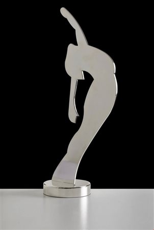 Marco Lodola, Cambré en arrière, 2007, Scultura in argento, 44,5x0,6x17 cm,...