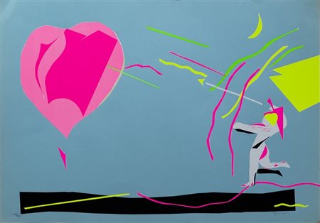 Giuseppe Deodato, Senza Titolo, Litografia su carta, 70x50 cm, Ed. 75/130