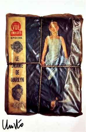 Christo, Performance, Cartolina firmata a mano, 15,5x10,5 cm