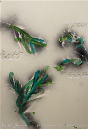 Alfredo Rapetti, Senza Titolo, 2012, Tecnica mista su carta, 103x71,5 cm