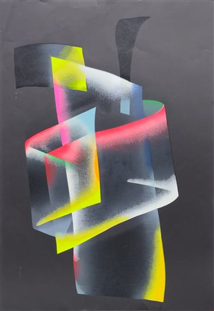 Renzo Nucara, Senza Titolo, Litografia su carta, 100x70 cm, P.A. 2/10 (lievi...