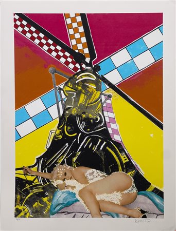 Gianni Bertini, Senza Titolo, Litografia su carta, 79x107 cm, Ed. 36/75