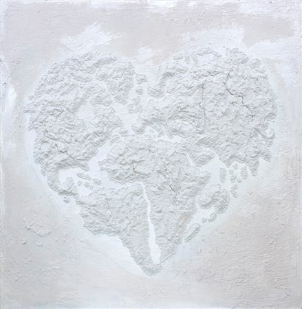 Laura Mircea, Deriva dei continenti, 2024, Quarzo, polvere di cristallo e...