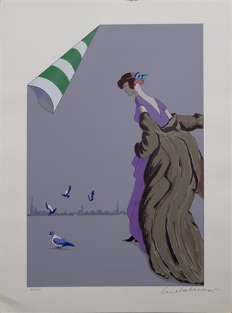 Carlo Masi, Senza Titolo, Litografia su carta, 70x50 cm, Ed. 127/150