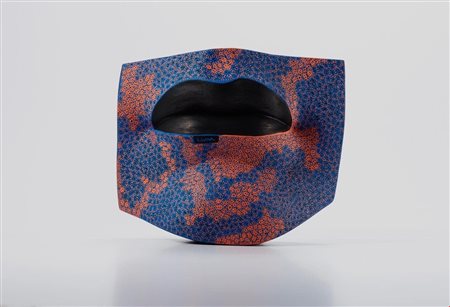 Liw Volpini, Bocca, 2022, Scultura in gesso, smalto, acrilico e markers,...