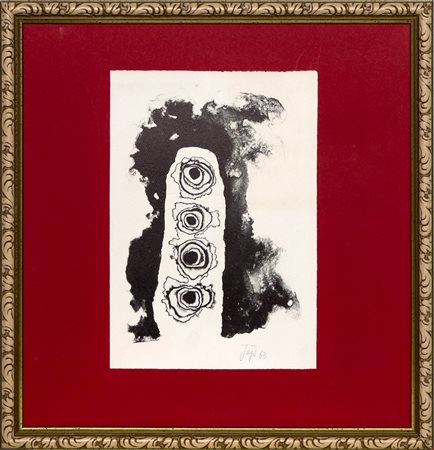 Wilhelm Jaeger, Untitled, 1963, Litografia su carta, 23x16 cm