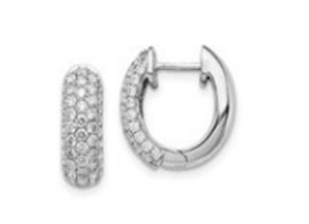 ORECCHINI IN ORO CON DIAMANTI NATURALI PER 1,58 CT - 840 NAT 18K