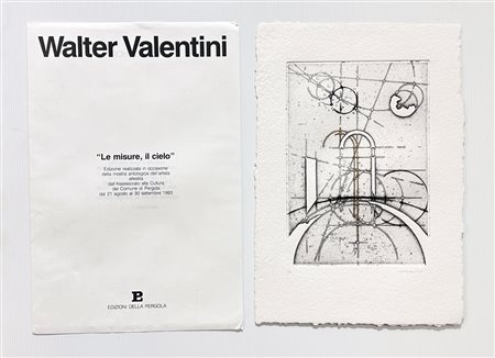 WALTER VALENTINI (1928-2022) - Le misure, il cielo, 1993