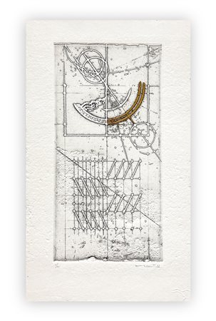 WALTER VALENTINI (1928-2022) - Le misure, il cielo II, 1991