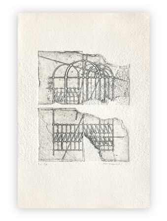 WALTER VALENTINI (1928-2022) - Il muro del tempo, 1985