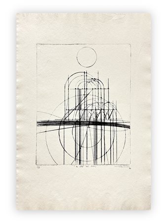 WALTER VALENTINI (1928-2022) - La città del sole, 1984