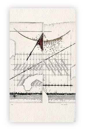 WALTER VALENTINI (1928-2022) - Il muro del tempo, 1990