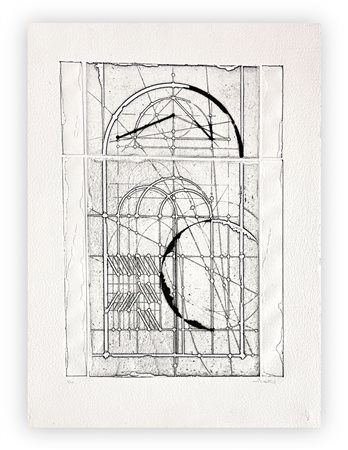 WALTER VALENTINI (1928-2022) - La porta del tempo I, 1987