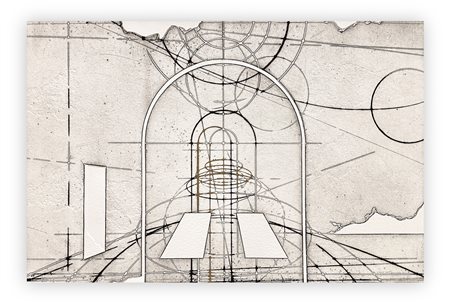 WALTER VALENTINI (1928-2022) - La città ideale II, 1989