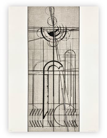 WALTER VALENTINI (1928-2022) - Progetto per la città ideale, 1991