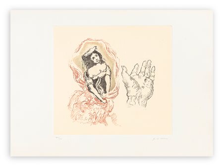 GIORGIO DE CHIRICO (1888-1978) - Composizione romantica, 1972