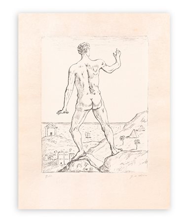 GIORGIO DE CHIRICO (1888-1978) - Hercole, 1973