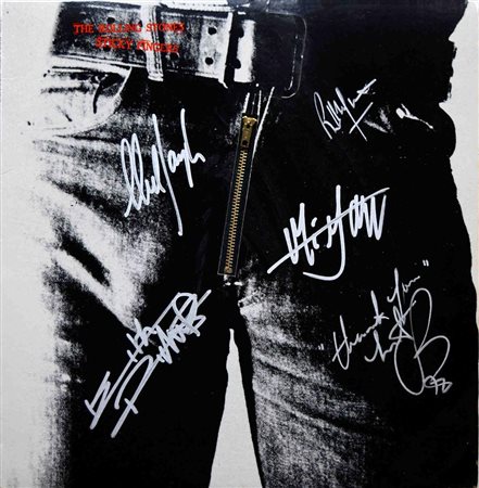 The Rolling Stones signed Sticky Fingers album