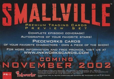 Smallville Michael Rosenbaum signed card