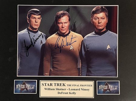 Star Trek cast signed photo