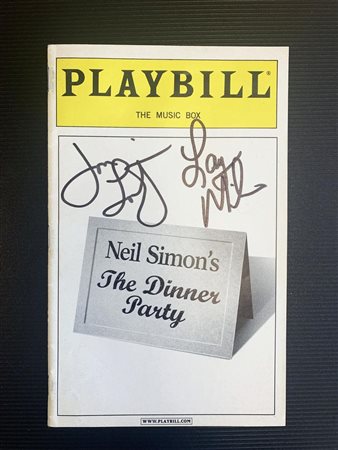 Jon Lovitz and Larry Miller Signed Playbill