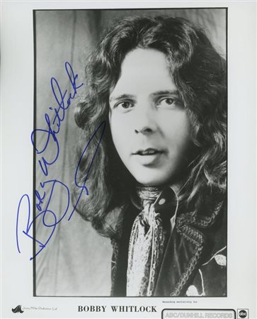 Derek and Dominoes Bobby Whitlock signed photo